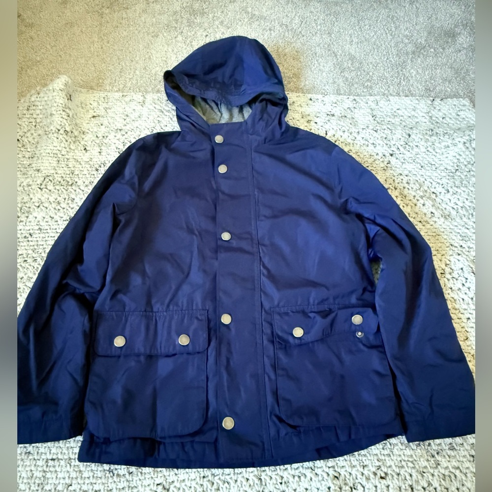 Old Navy Boy’s Blue Raincoat with Hood